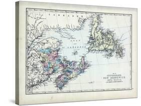 1873, Newfoundland, New Brunswick, Nova Scotia, Cape Breton, Prince Edward Island-null-Stretched Canvas