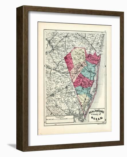 1873, Ocean County, New Jersey, United States-null-Framed Giclee Print