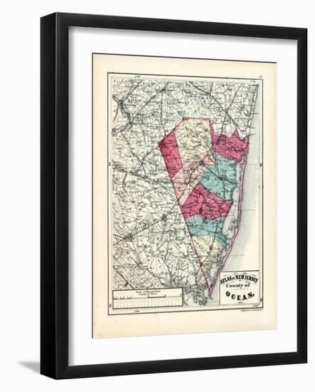 1873, Ocean County, New Jersey, United States-null-Framed Giclee Print