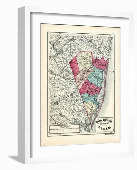 1873, Ocean County, New Jersey, United States-null-Framed Giclee Print