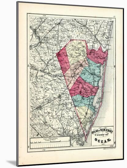 1873, Ocean County, New Jersey, United States-null-Mounted Giclee Print