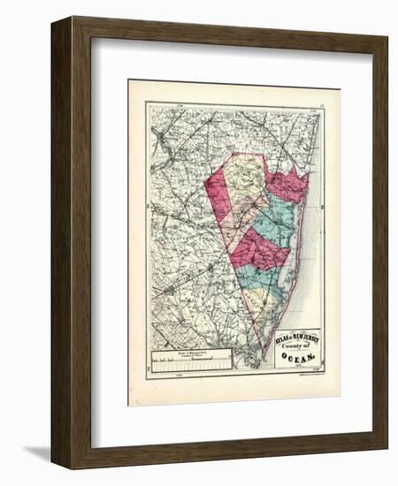 1873, Ocean County, New Jersey, United States-null-Framed Giclee Print