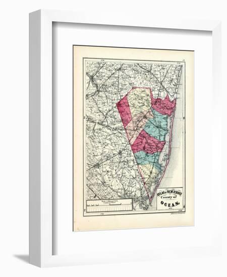 1873, Ocean County, New Jersey, United States-null-Framed Giclee Print