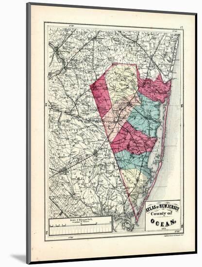 1873, Ocean County, New Jersey, United States-null-Mounted Giclee Print