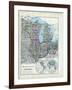 1873, Ohio, Indiana, Illinois, Wisconsin, Michigan, USA-null-Framed Giclee Print