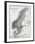 1873, Scandinavian Kingdoms, Norway, Sweden, Denmark-null-Framed Giclee Print