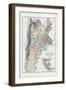 1873, South America, La Plata, Chili, Paraguay, Uruguay, Patagonia-null-Framed Giclee Print