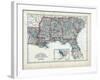 1873, South Carolina, Georgia, Florida, Alabama, Mississippi, Louisiana, USA-null-Framed Giclee Print