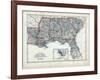 1873, South Carolina, Georgia, Florida, Alabama, Mississippi, Louisiana, USA-null-Framed Giclee Print