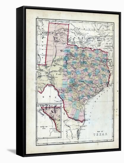 1873, Texas, USA-null-Framed Stretched Canvas