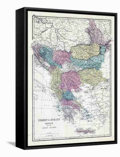 1873, Turkey, Greece, Ionian Islands-null-Framed Stretched Canvas