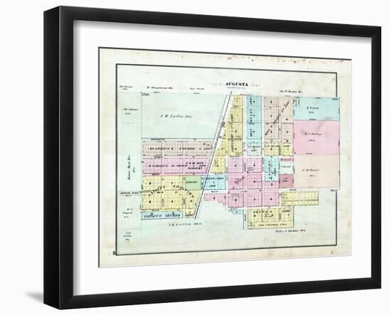 1874, Augusta, Illinois, United States-null-Framed Giclee Print