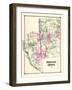 1874, Bridgewater and Roxbury, Roxbury and Bridgewater, Connecticut, United States-null-Framed Giclee Print