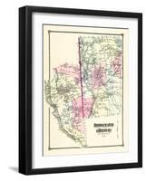 1874, Bridgewater and Roxbury, Roxbury and Bridgewater, Connecticut, United States-null-Framed Giclee Print