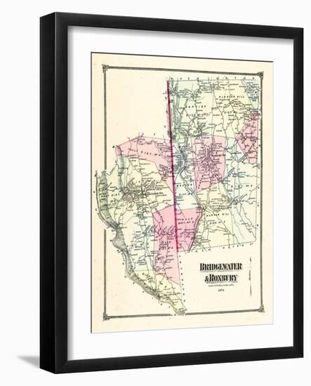 1874, Bridgewater and Roxbury, Roxbury and Bridgewater, Connecticut, United States-null-Framed Giclee Print