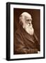 1874 Charles Darwin Picture by Leonard.-Paul Stewart-Framed Photographic Print