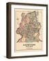 1874, City of Newton, Fourth Ward North, Massachusetts, United States-null-Framed Giclee Print