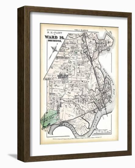 1874, Dorchester, Boston, Massachusetts, United States-null-Framed Giclee Print