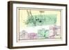 1874, Elbridge, Peru, Skaneateles Junction, Warners P.O., Memphis, New York, United States-null-Framed Giclee Print