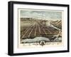 1874, Grand Haven Bird's Eye View, Michigan, United States-null-Framed Giclee Print