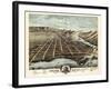 1874, Grand Haven Bird's Eye View, Michigan, United States-null-Framed Giclee Print