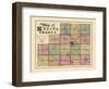 1874, Index Map - Medina County, Ohio, United States-null-Framed Giclee Print