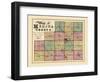 1874, Index Map - Medina County, Ohio, United States-null-Framed Giclee Print