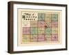 1874, Index Map - Medina County, Ohio, United States-null-Framed Giclee Print