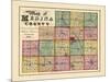 1874, Index Map - Medina County, Ohio, United States-null-Mounted Giclee Print