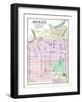 1874, Milan, Ohio, United States-null-Framed Giclee Print