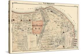 1874, New Brighton, New York, United States, Staten Island, Hamilton Park-null-Stretched Canvas