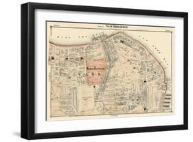 1874, New Brighton, New York, United States, Staten Island, Hamilton Park-null-Framed Premium Giclee Print