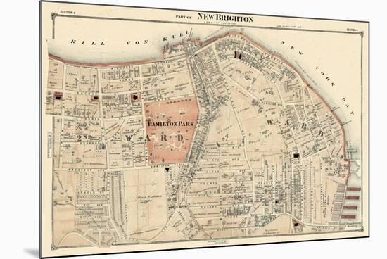 1874, New Brighton, New York, United States, Staten Island, Hamilton Park-null-Mounted Premium Giclee Print