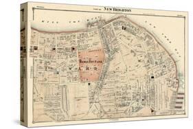 1874, New Brighton, New York, United States, Staten Island, Hamilton Park-null-Stretched Canvas