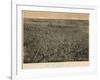 1874, Newark Bird's Eye View, New Jersey, United States-null-Framed Giclee Print