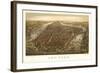 1874 NYC Map-N. Harbick-Framed Art Print