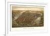 1874 NYC Map-N. Harbick-Framed Art Print