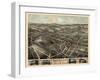 1874, Oneida  Bird's Eye View, New York, United States-null-Framed Giclee Print