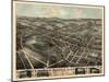 1874, Oneida  Bird's Eye View, New York, United States-null-Mounted Giclee Print