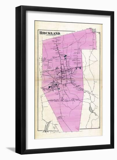 1874, Rockland, Massachusetts, United States-null-Framed Giclee Print