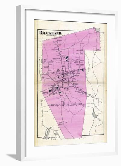 1874, Rockland, Massachusetts, United States-null-Framed Giclee Print