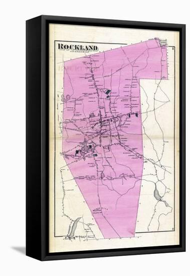 1874, Rockland, Massachusetts, United States-null-Framed Stretched Canvas