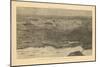 1874, Saratoga Springs 1874 Bird's Eye View, New York, United States-null-Mounted Giclee Print