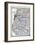 1874, St. Clair County Map, Illinois, United States-null-Framed Giclee Print