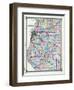 1874, St. Clair County Map, Illinois, United States-null-Framed Giclee Print