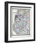 1874, St. Clair County Map, Illinois, United States-null-Framed Giclee Print