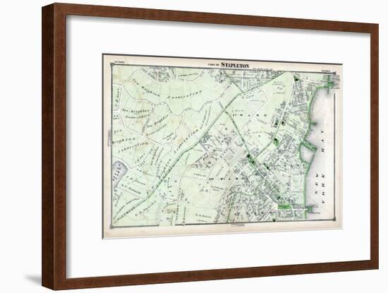 1874, Stapleton, New York, United States, Staten Island-null-Framed Giclee Print