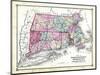 1874, State Map - Connecticut Massachusetts Rhode Island, Connecticut, United States-null-Mounted Giclee Print