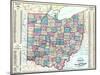 1874, State Map, Ohio, United States-null-Mounted Giclee Print
