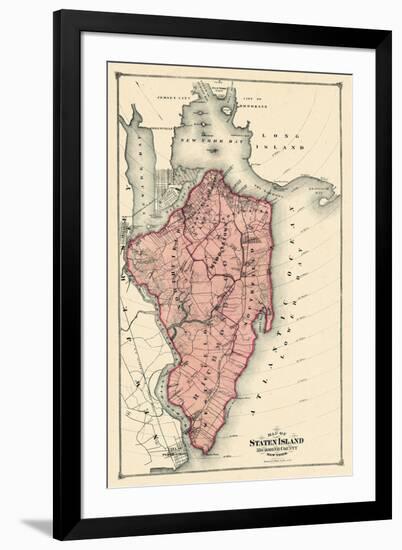 1874, Staten Island, New York, United States-null-Framed Giclee Print